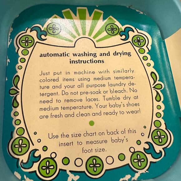 VTG Woolco BBB Trainer Walker Baby Shoes size 3 with Original Box. Made in USA. - Picture 11 of 13